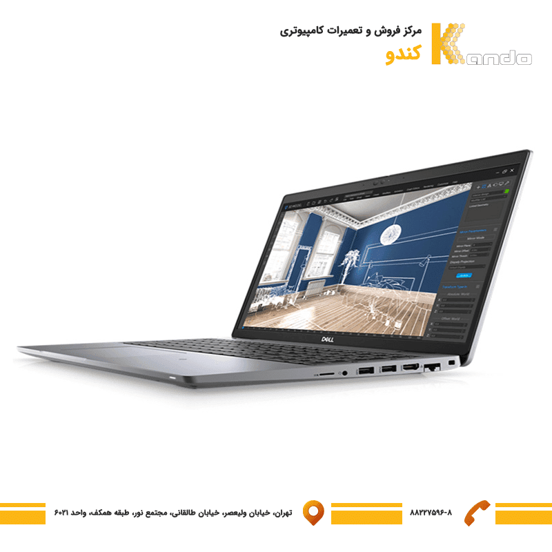 لپ تاپ استوک Dell Precision 3551 I7 10TH Nvidia 4GB Touch