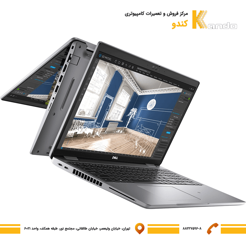 لپ تاپ استوک Dell Precision 3561 I5 11TH Nvidia 4GB