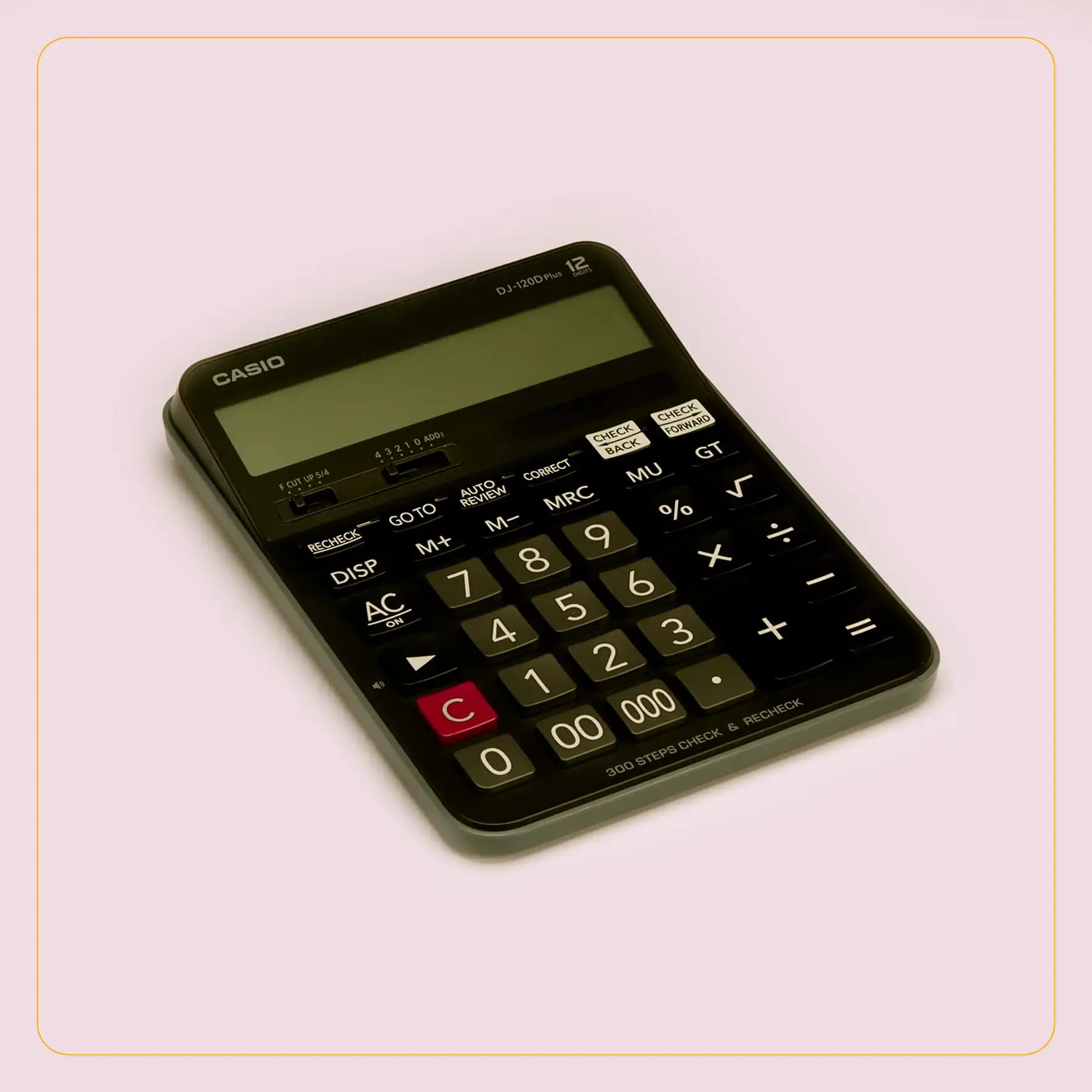 ماشین حساب اداری کاسیو اورجینال کد:120 — تصویر ۳