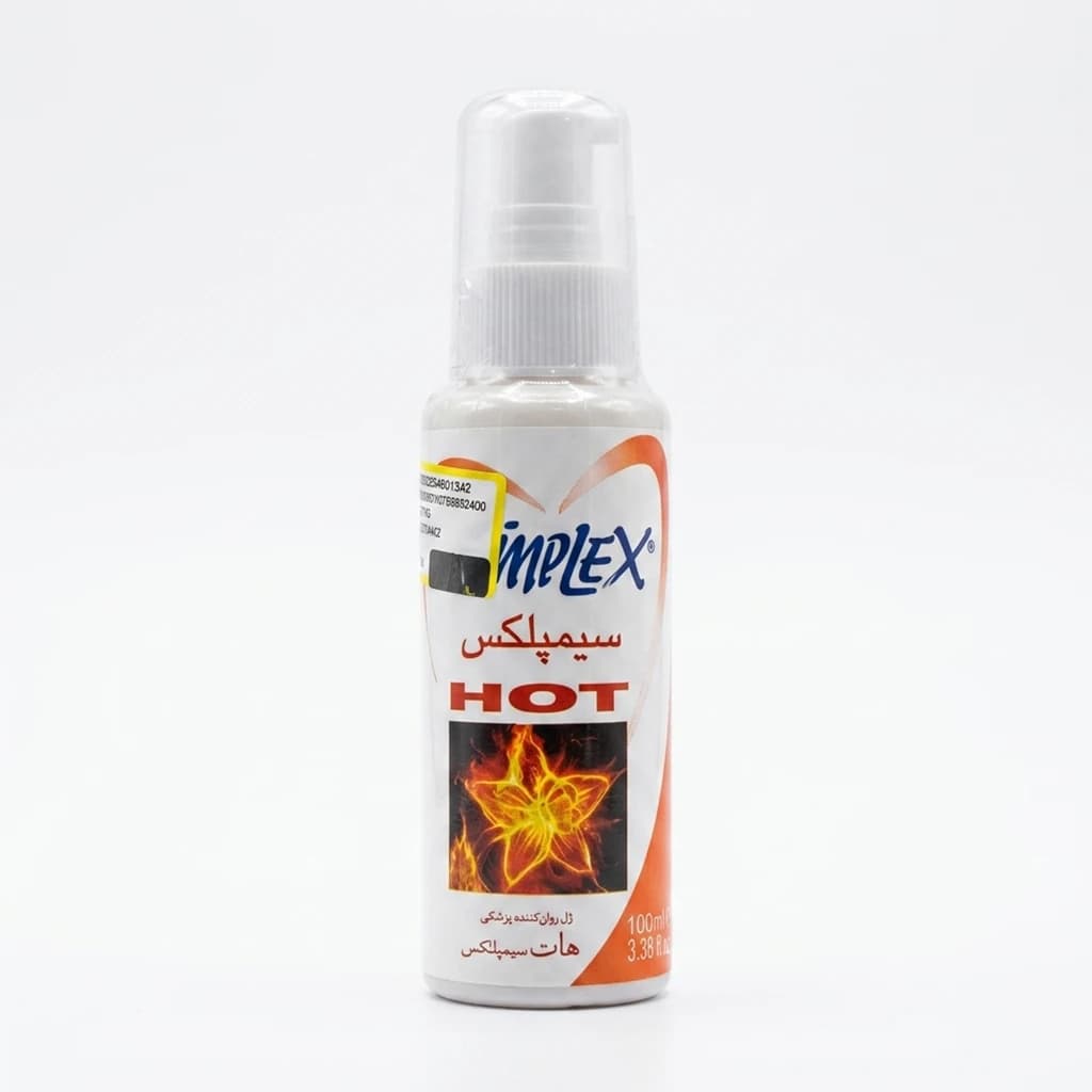 ژل لوبریکانت سیمپلکس مدل Hot حجم 100 میلیلیتر