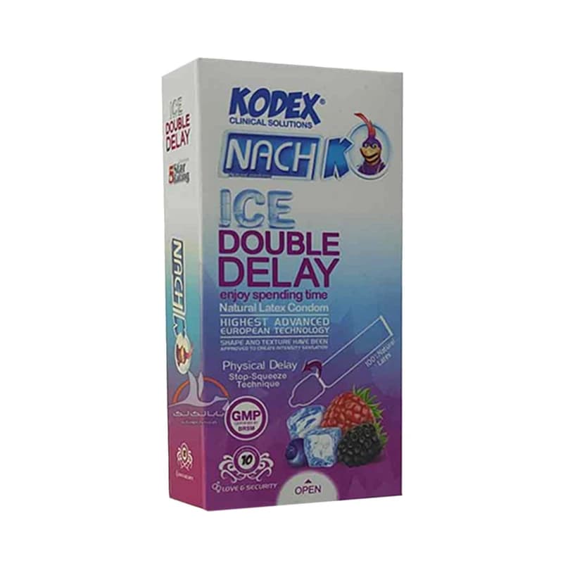 کاندوم ناچ کدکس مدل ice double delay بسته 10 عددی — تصویر ۴
