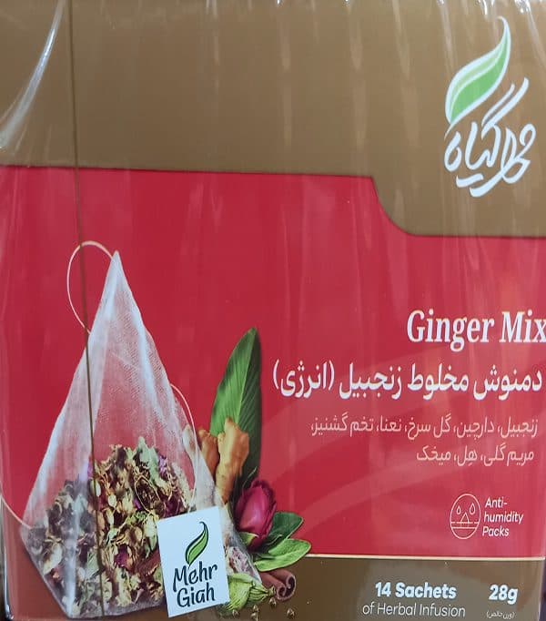دمنوش زنجبیل دارچین مهرگیاه