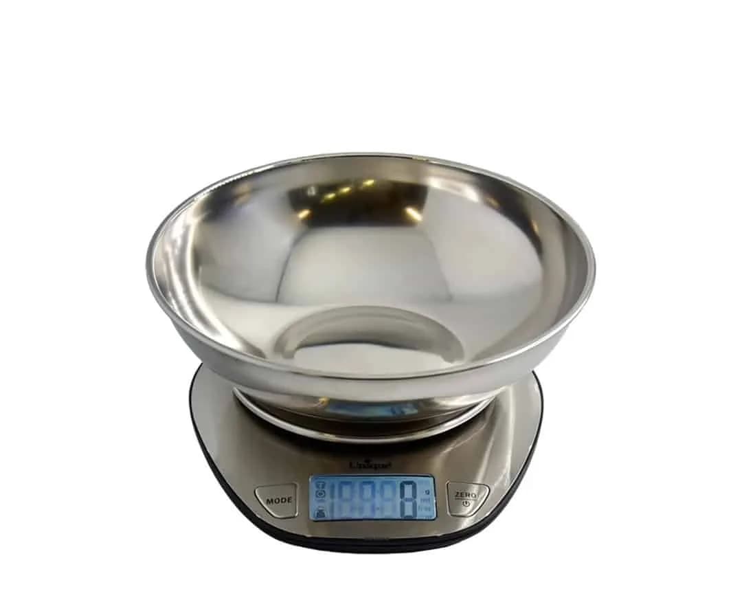 ترازوی آشپزخانه 5 کیلویی کاسه دار استیل UN-6520