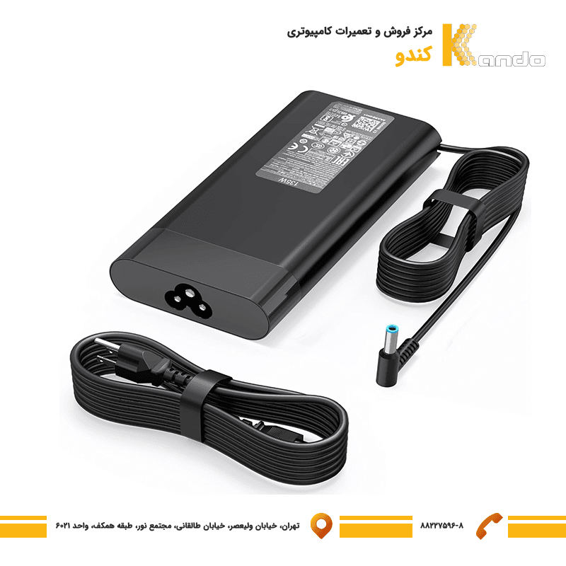 آداپتور لپ تاپ استوک HP 19.5V 6.9A 135W Blue Pin — تصویر ۲
