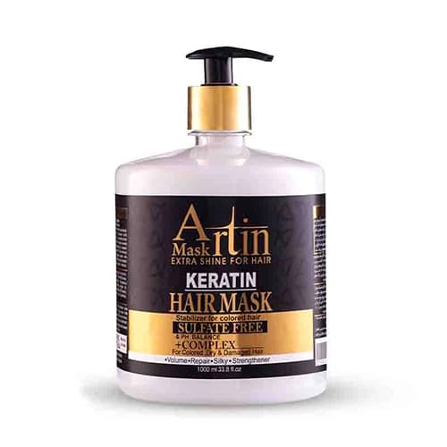 ماسک موی حرفه ای کراتینه فری سولفات آرتین (ARTIN) 1000 میل