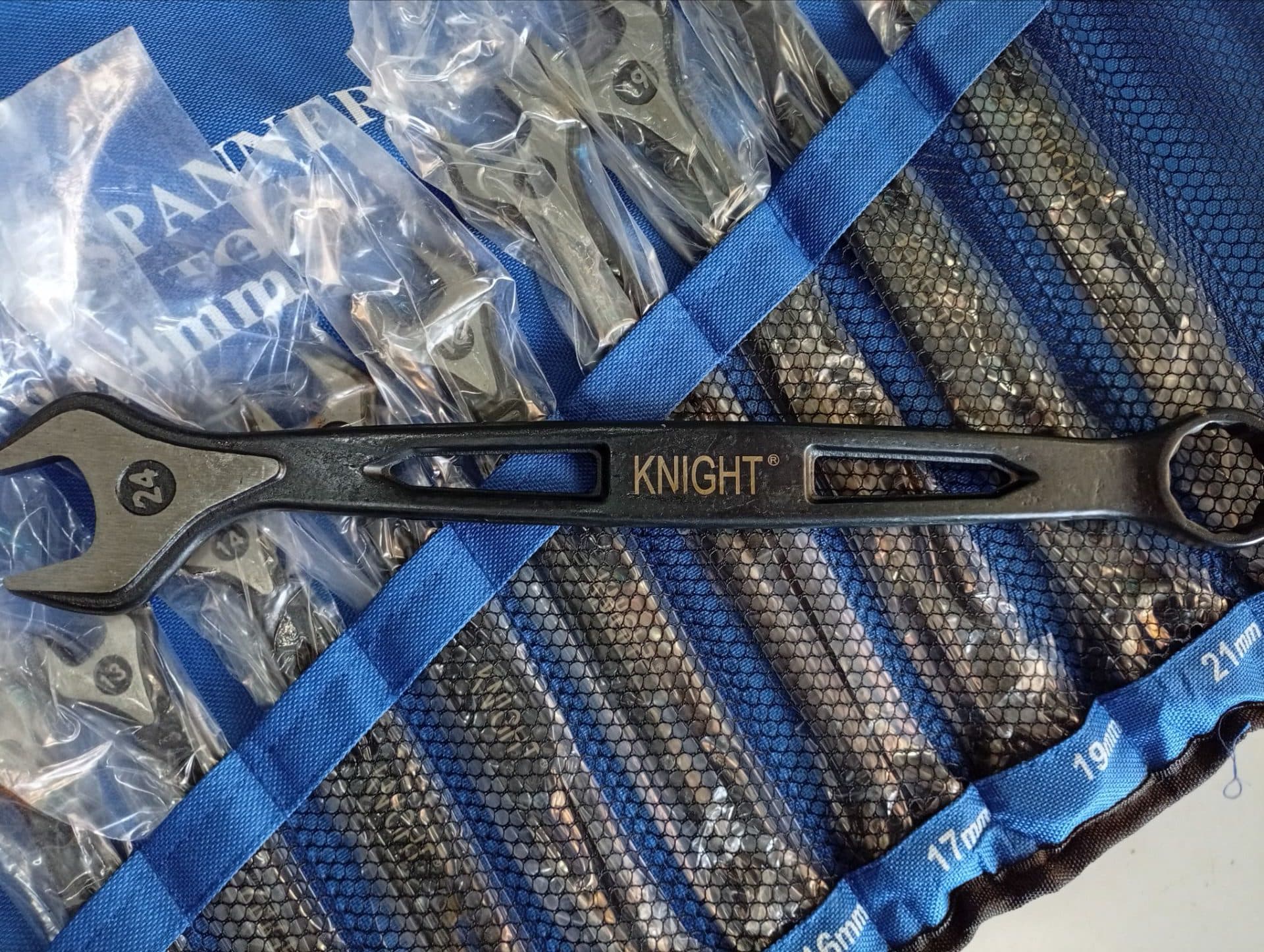 ست 14عددی اچار یکسررینگ فولادی ضمانتی KNIGHT — تصویر ۲