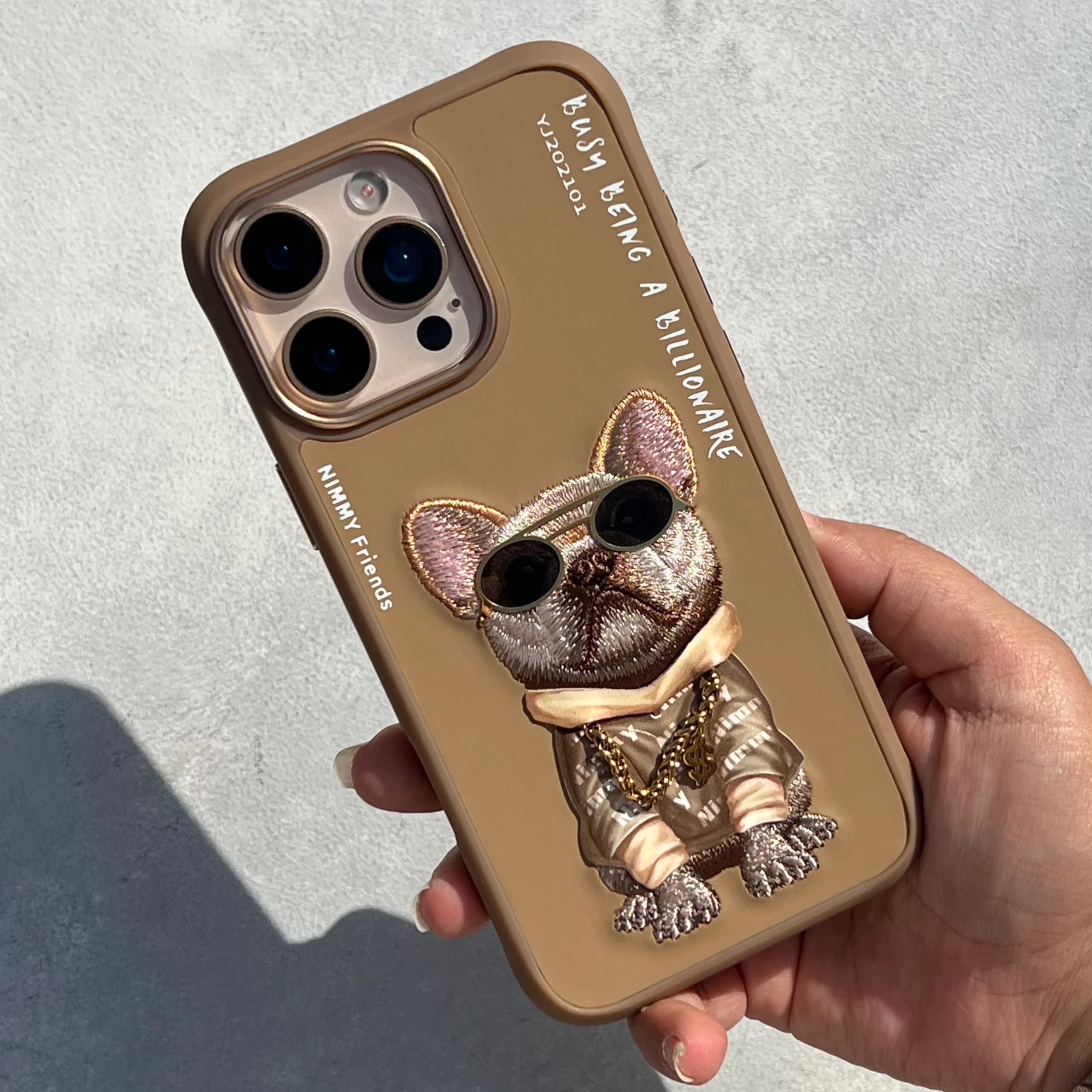 قاب نیمی اورجینال طرح سگ برای آیفون – iphone 16 pro max — تصویر ۳