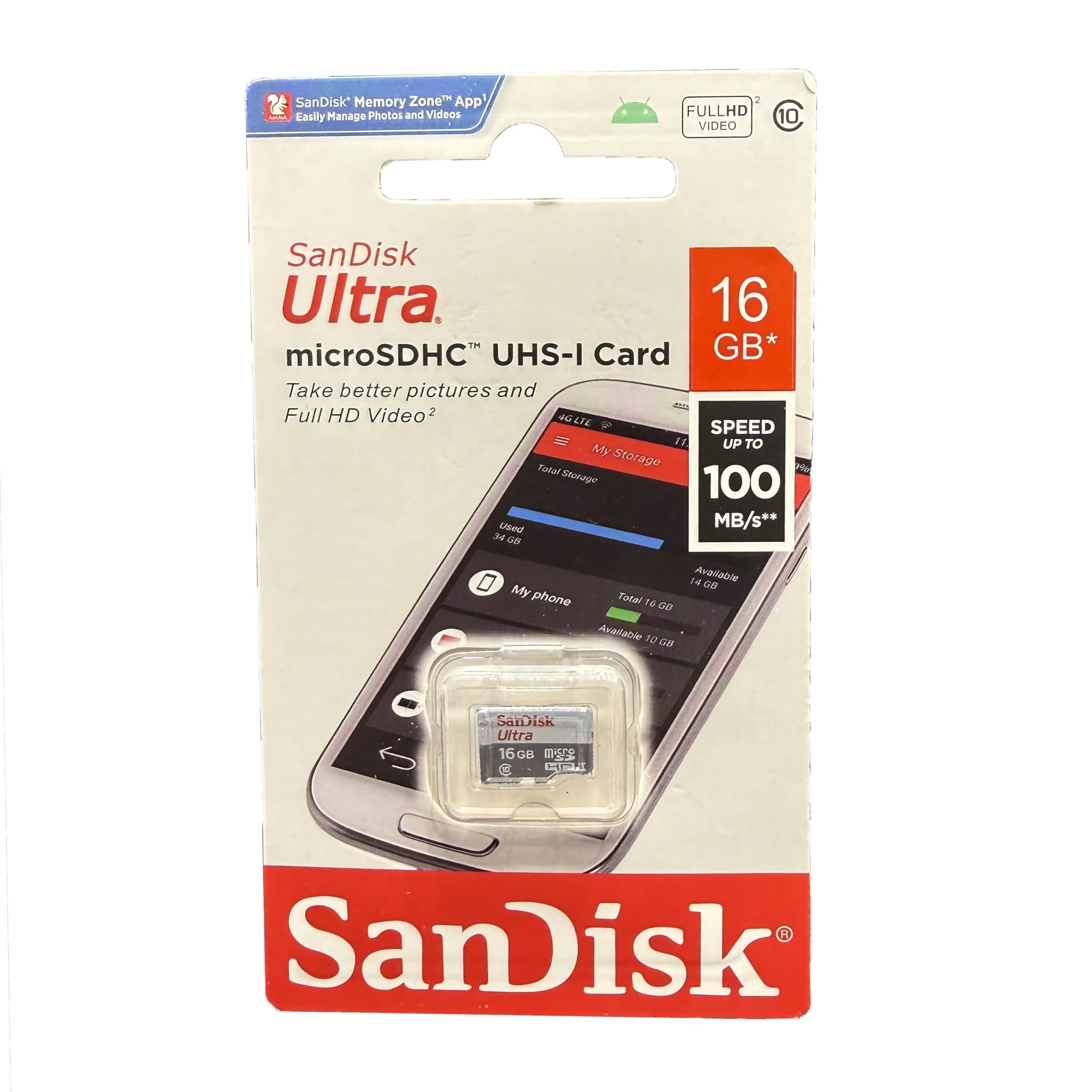 کارت حافظه microSDHC سن دیسک مدل Ultra ظرفیت 16GB — تصویر ۳