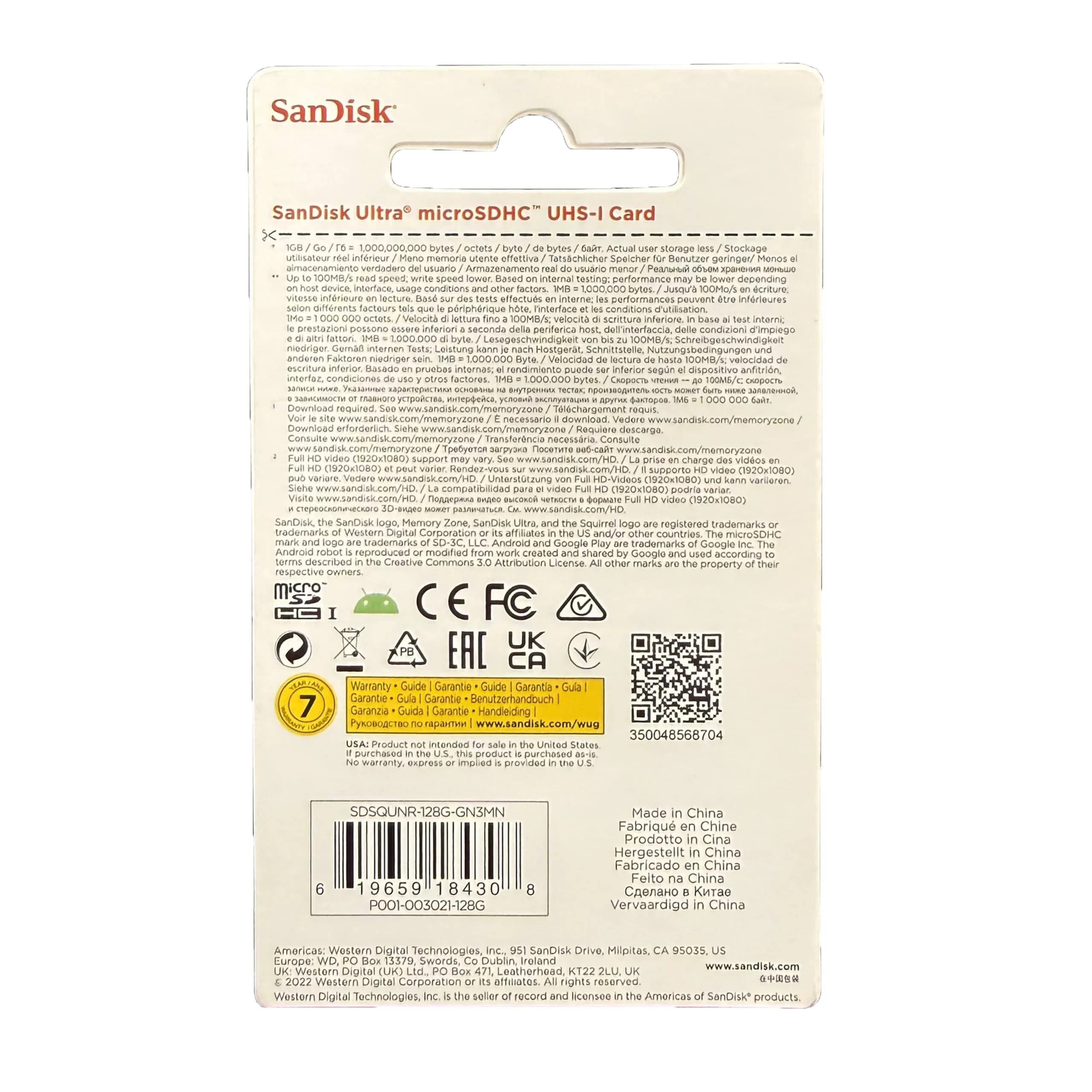 کارت حافظه microSDXC سن دیسک مدل Ultra ظرفیت 64GB — تصویر ۴