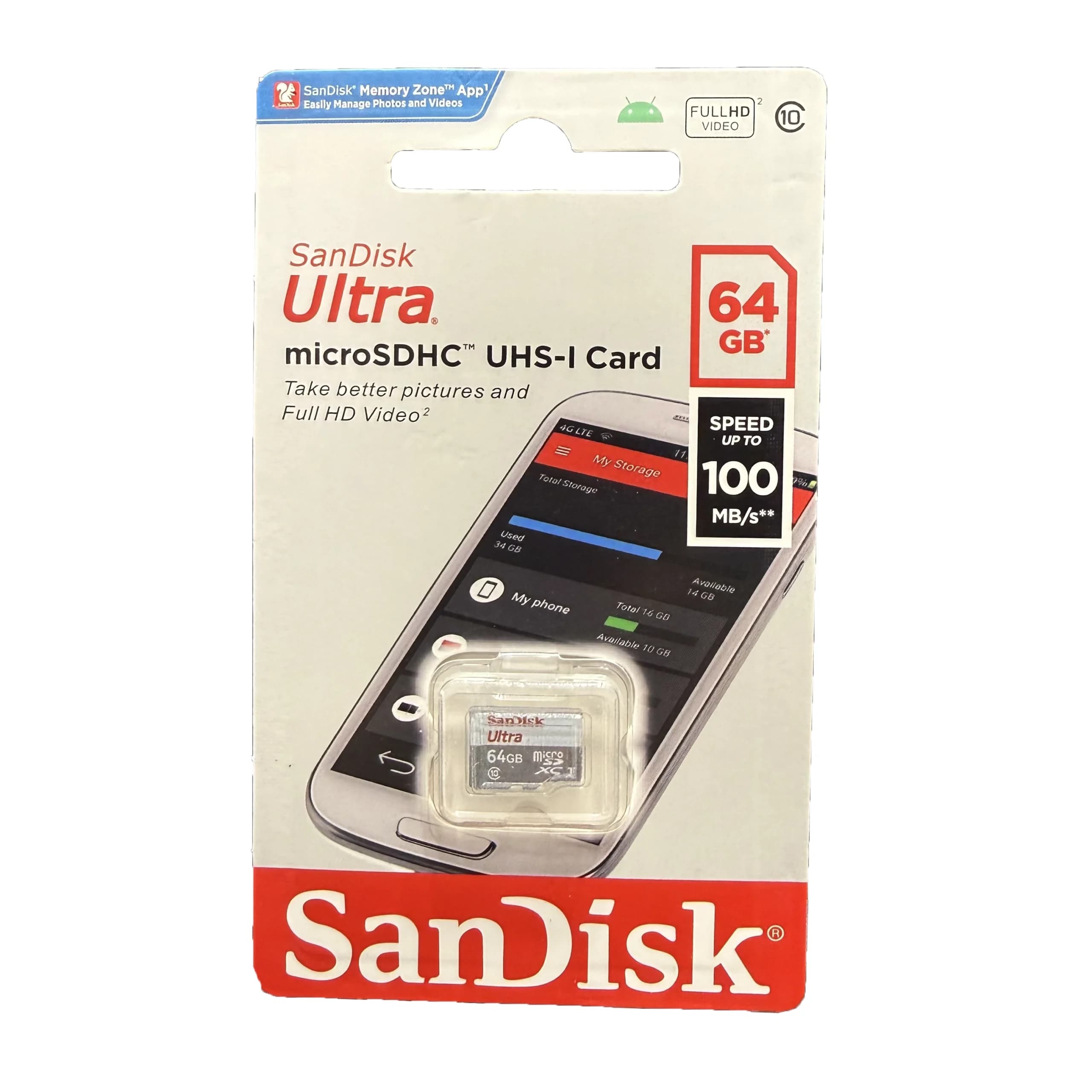 کارت حافظه microSDXC سن دیسک مدل Ultra ظرفیت 64GB — تصویر ۳