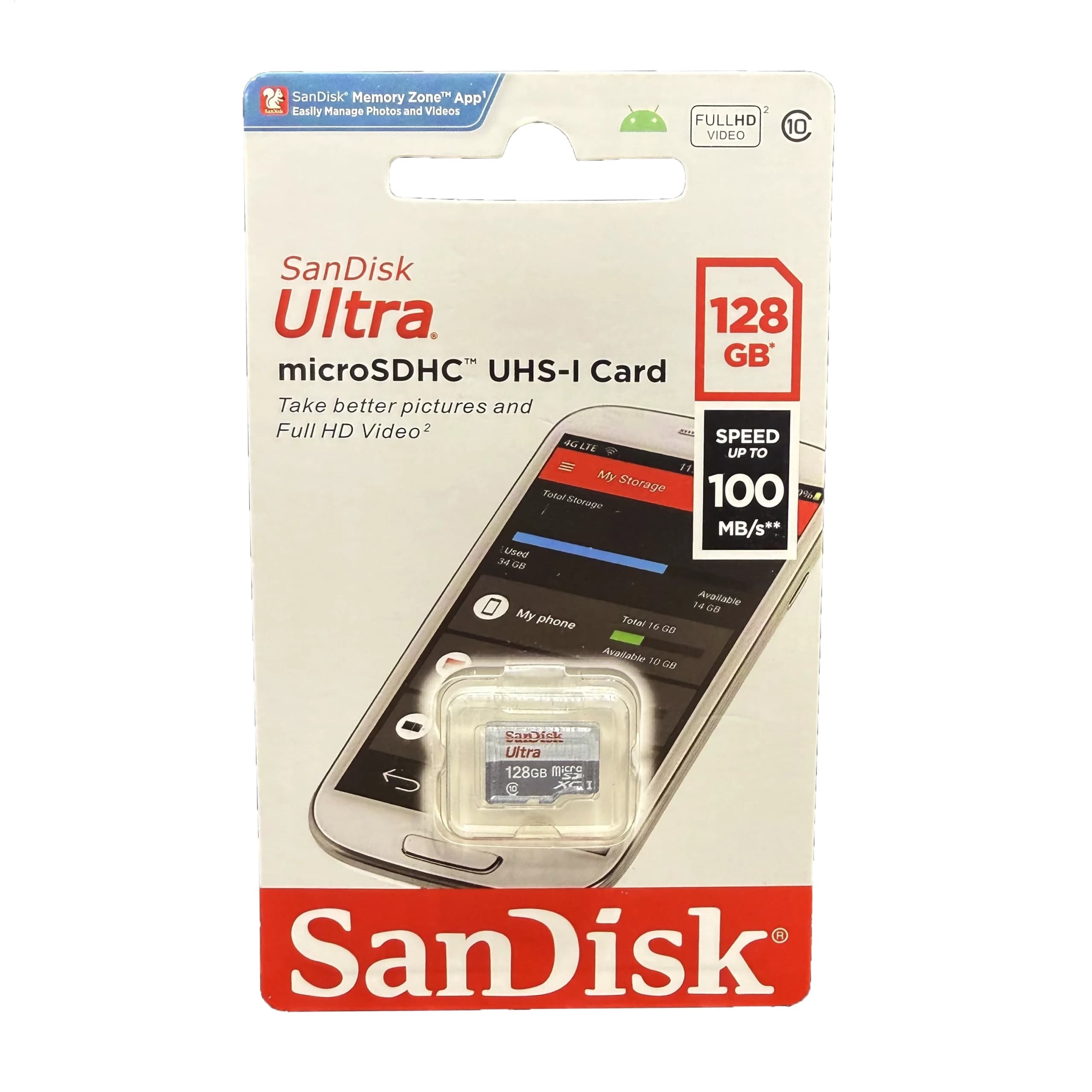 کارت حافظه microSDXC سن دیسک مدل Ultra ظرفیت 128GB — تصویر ۳