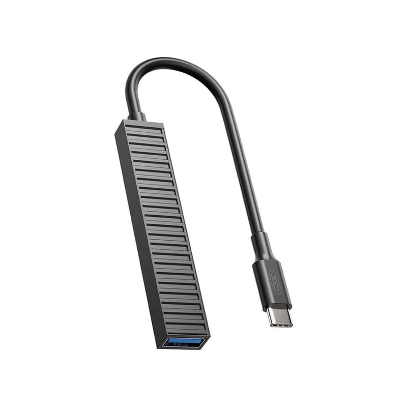 هاب تایپ سی 4 پورت 3.0 USB + کارت حافظه ایکس او مدل HUB014B