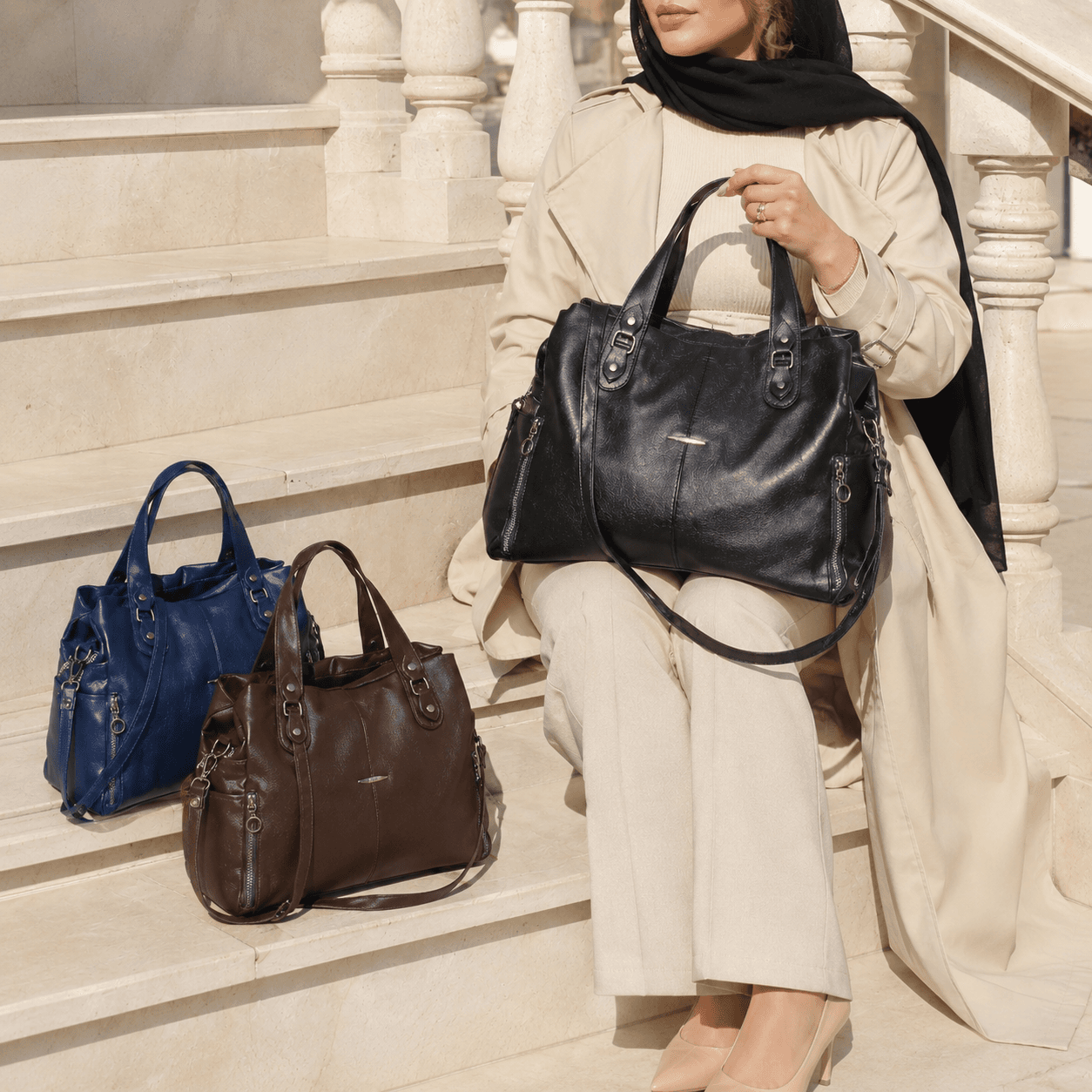 کیف زنانه دستی بغل جیب