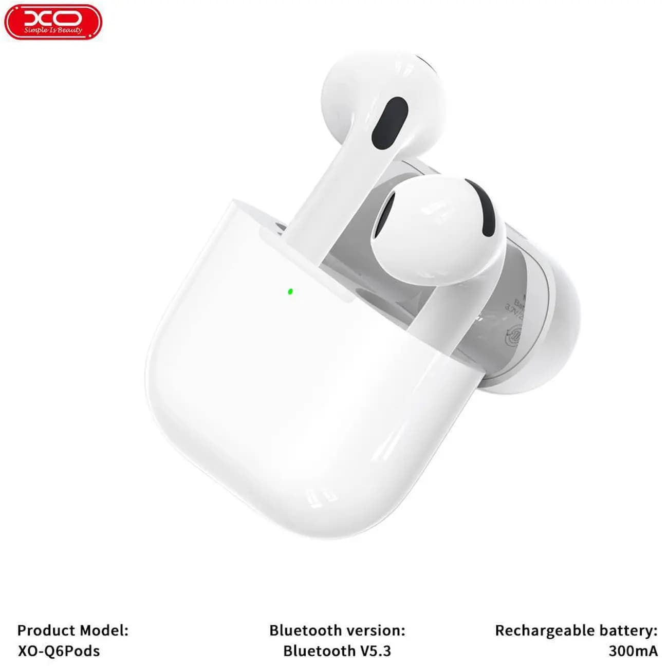 ایرپاد بیسیم ایکس او مدل XO Q6 Pods — تصویر ۲