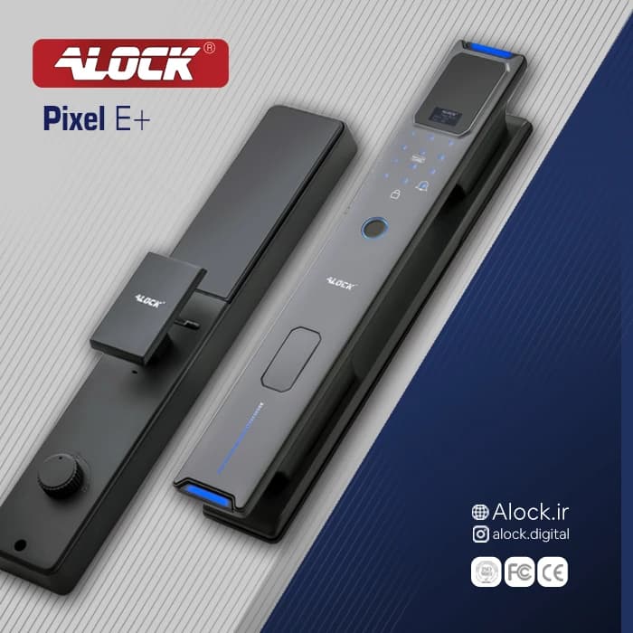 دستگیره دیجیتال اتومات +Pixel E برند alock — تصویر ۲