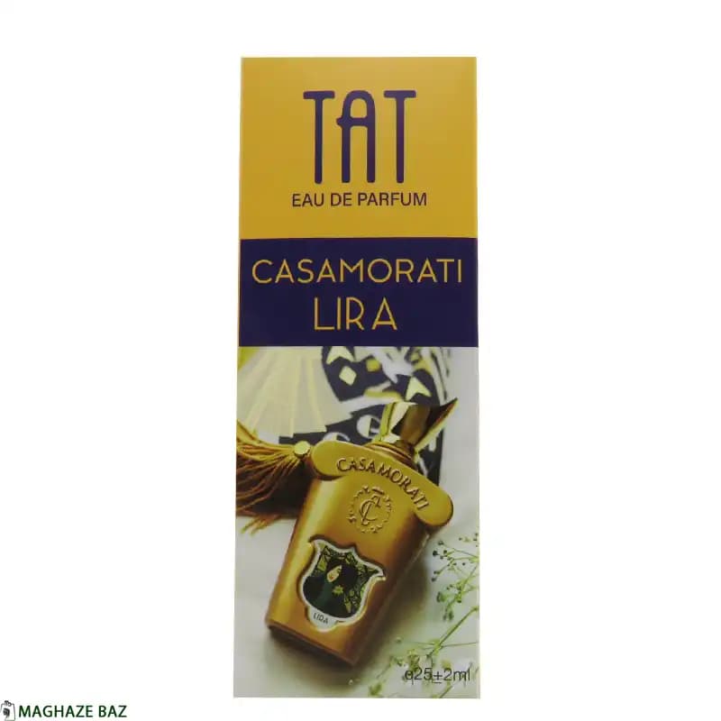 عطر جیبی مردانه تات مدل کازاموراتی لیرا Casamorati Lira با رایحه گرم حجم 27 میلی لیتر — تصویر ۳