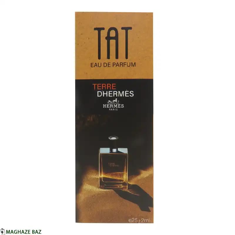 عطر جیبی مردانه تات مدل تغ دی هرمس Terre Dhermes با رایحه معتدل حجم 27 میلی لیتر — تصویر ۳