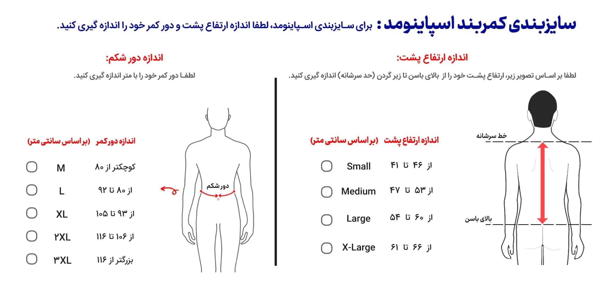 کمربند طبی اورتینو مدل اسپاینومد — تصویر ۲