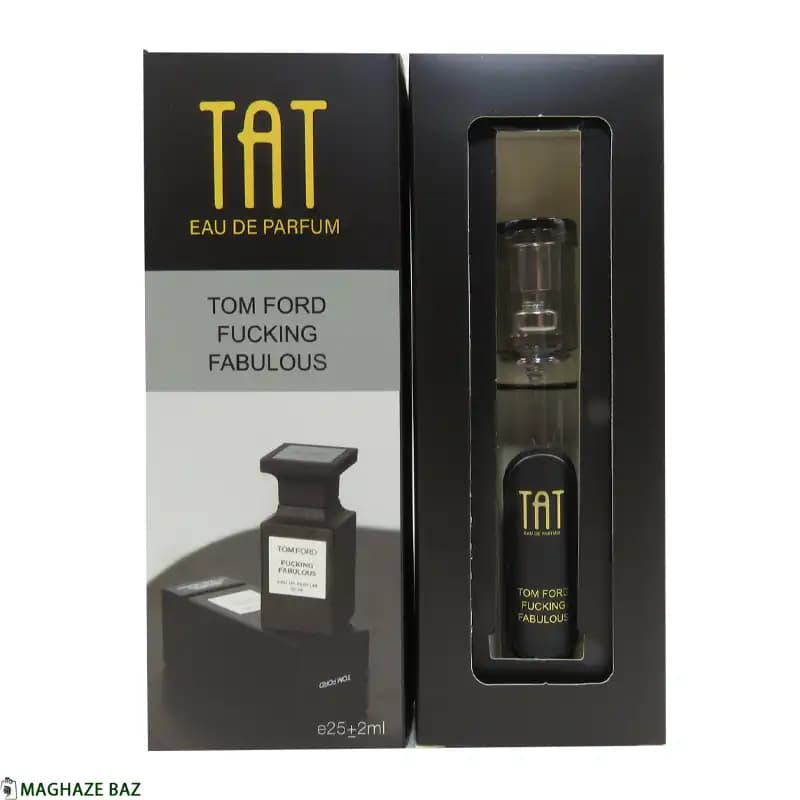 عطر جیبی مردانه تات مدل تام فورد فاکینگ فبیولس Tom Ford Fu**ing Fabulous حجم 27 میلی لیتر