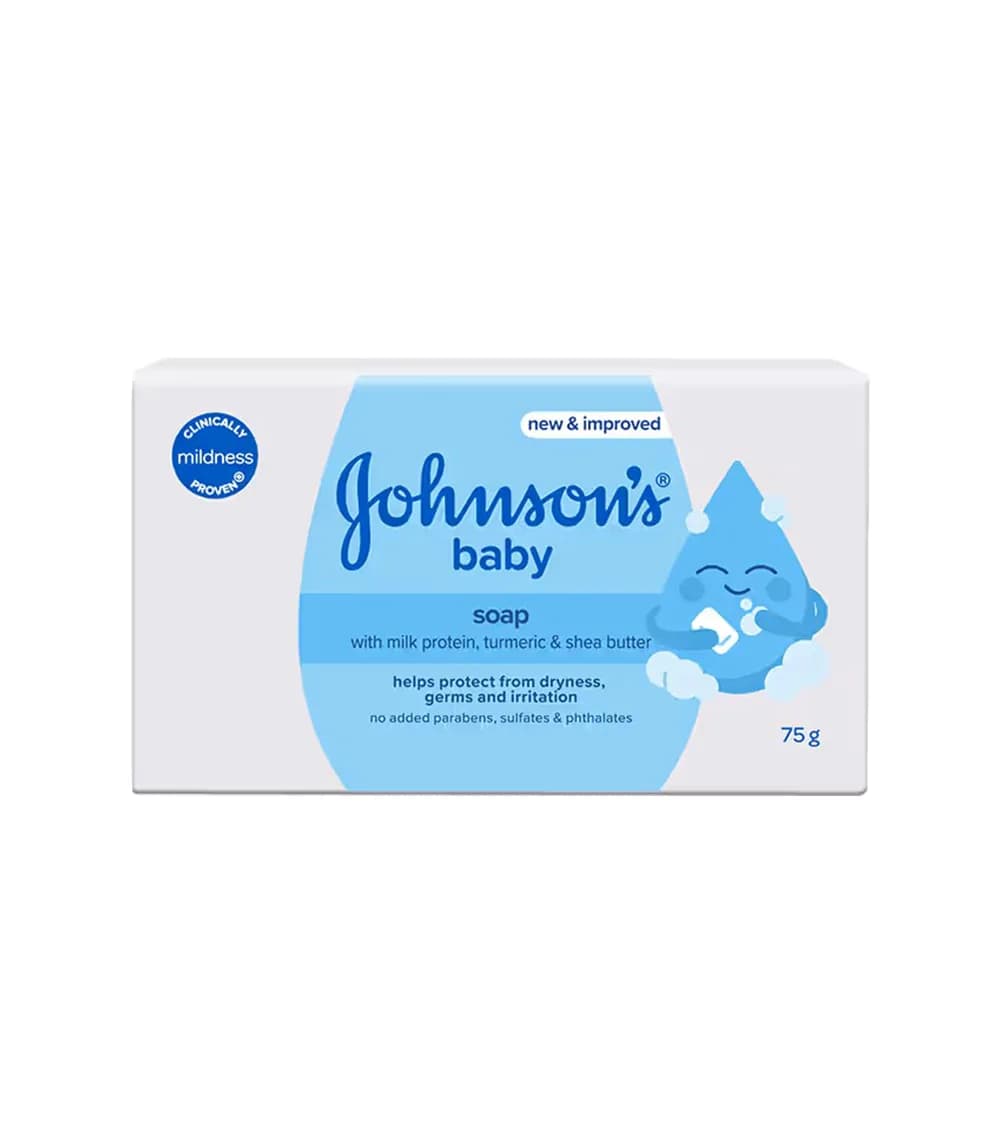 صابون بچه جانسون Regular مدل Baby Soap وزن 75 گرم