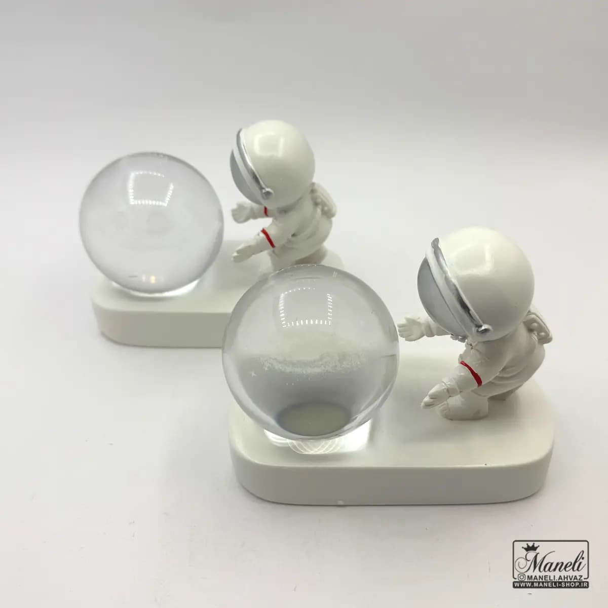 گوی آدم فضایی چراغخواب با طرح کهکشان راه شیری و منظومه شمسی و خورشید سه بعدی — تصویر ۷