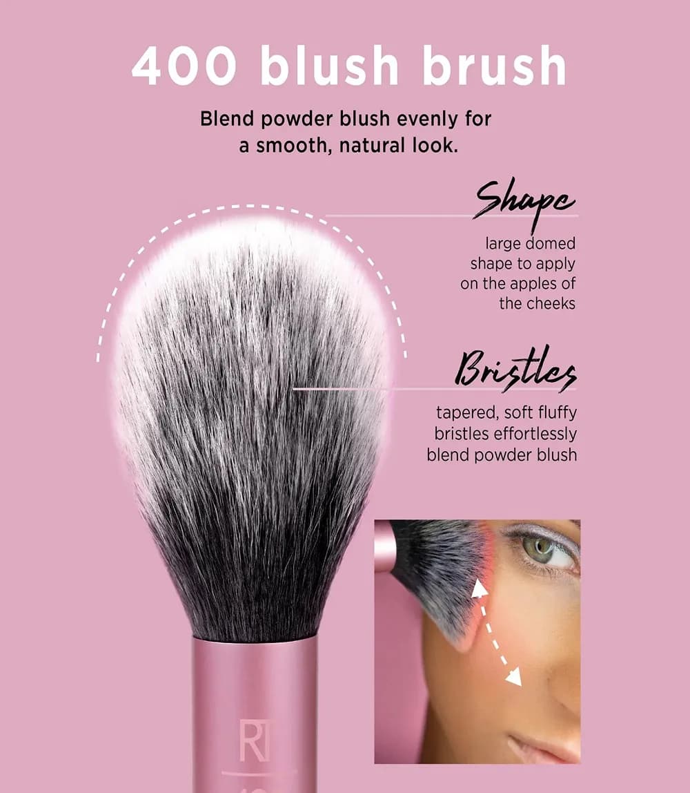 براش رژگونه ریل تکنیکس Ultra Plush مدل RT400 — تصویر ۵