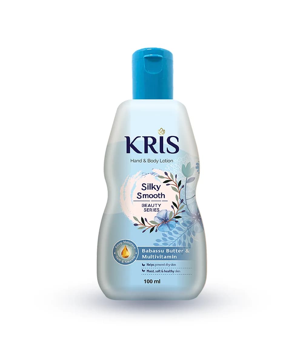 لوسیون دست و بدن کریس Silky Smooth با شی‌باتر باباسو و مولتی‌ ویتامین