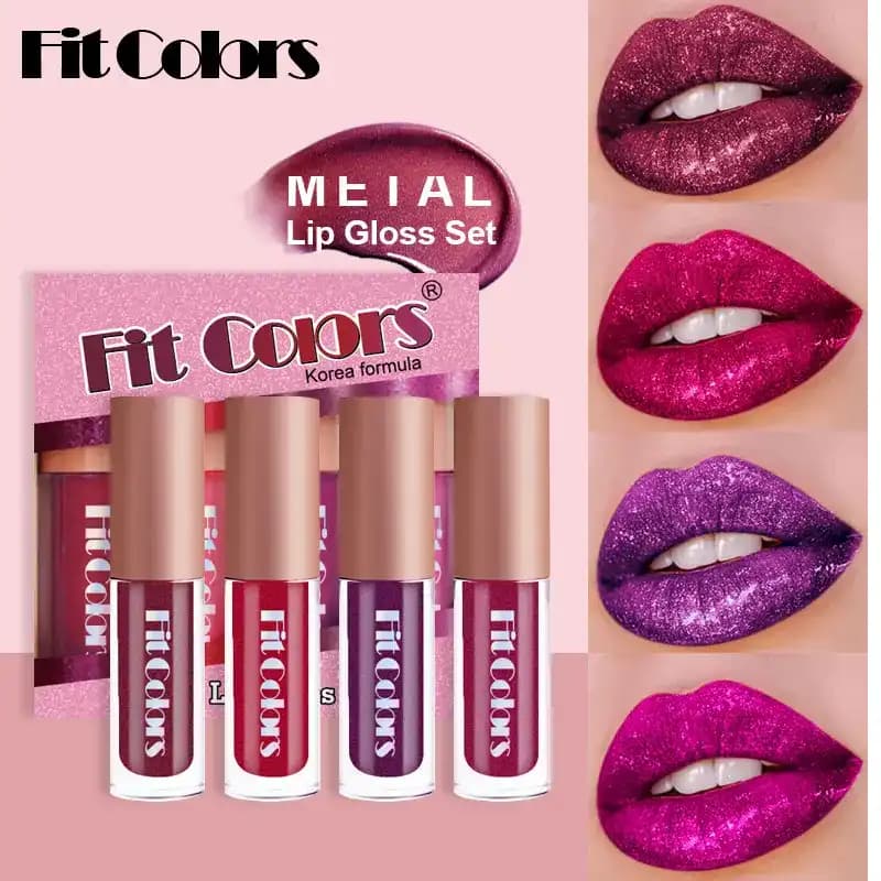 پک رژلب مایع 4 عددی Fit Color |با فرمول کرهای — تصویر ۵