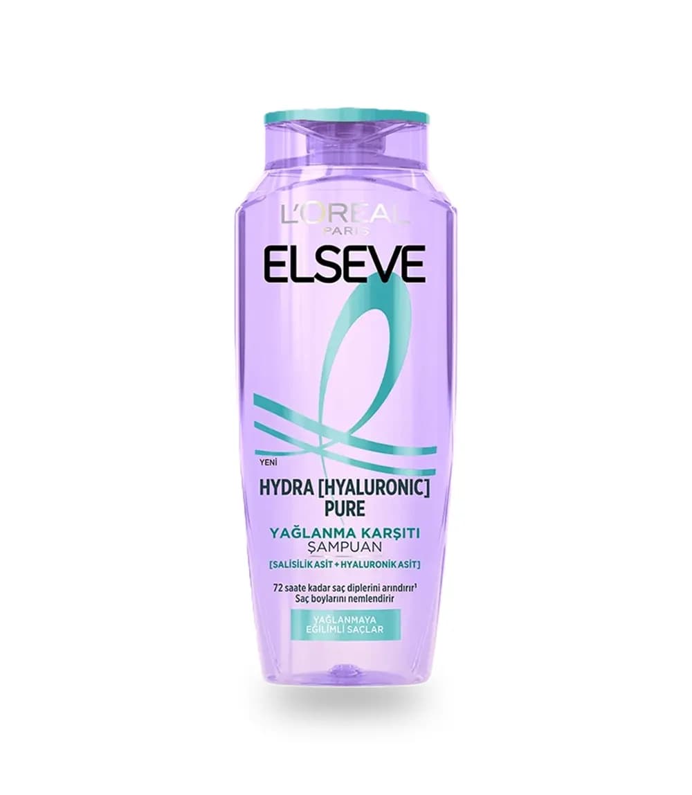 شامپو لورآل السیو Hydra Hyaluronic Pure مناسب موهای چرب