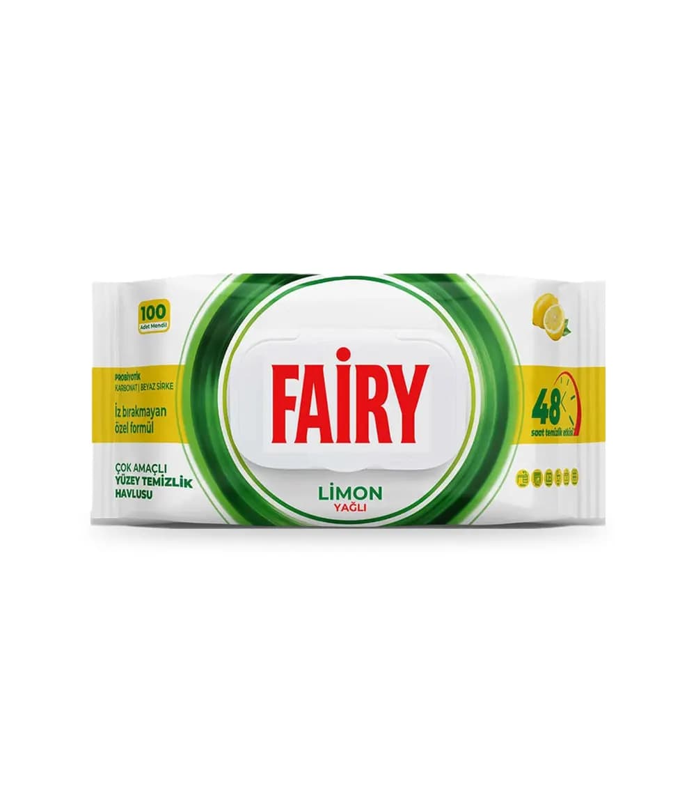 دستمال مرطوب چند منظوره فیری مدل Limon