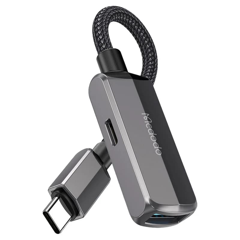 تبدیل OTG تایپ سی به USB+تایپ سی مک دودو مدل CA-2830