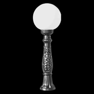 چراغ توپی کلاسیک چمنی پایه آلومینیومی و مناسب led مدل لاریسا 2