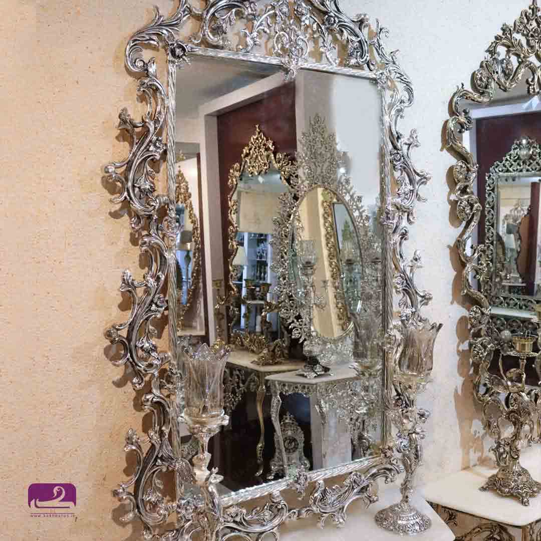 آینه و کنسول سنتی برنجی مدل بهزاد – کد 24 — تصویر ۲
