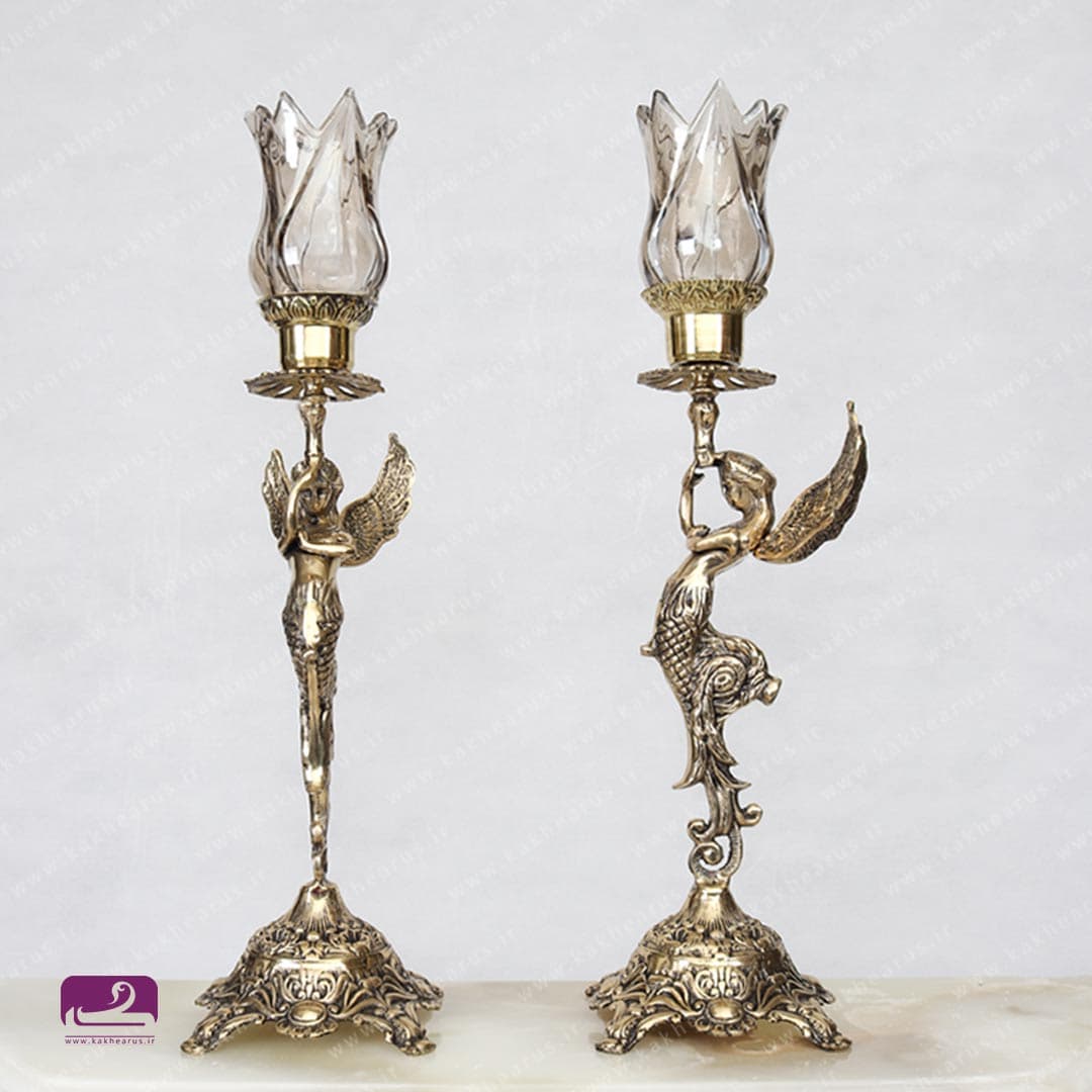 آینه کنسول مدرن برنجی کیهان – کد 27 — تصویر ۷
