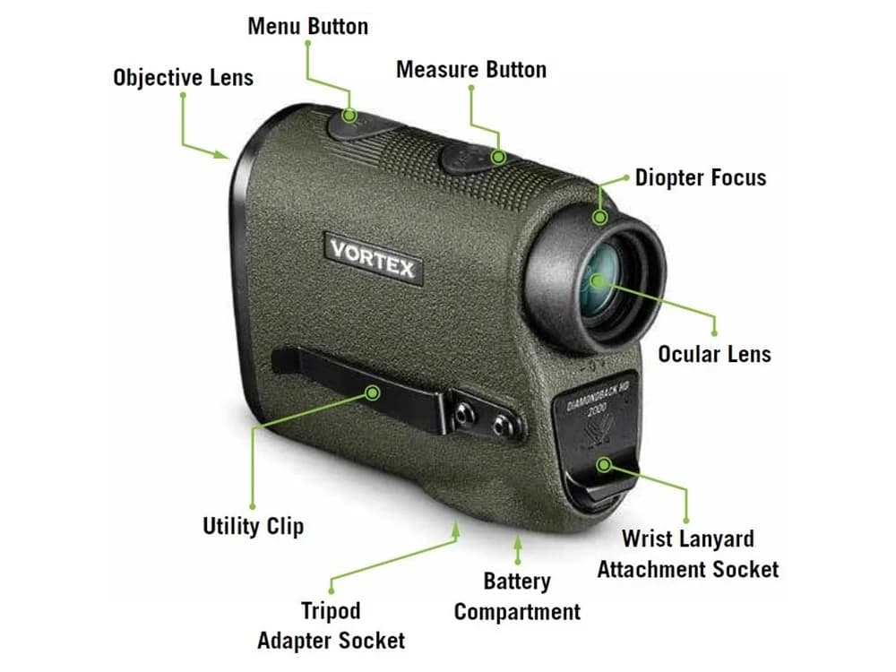 رنج فایندر Vortex Diamondback HD 2000 — تصویر ۳