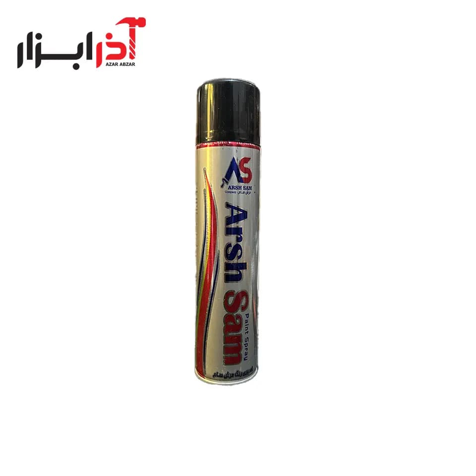 اسپری رنگ مشکی مات AS