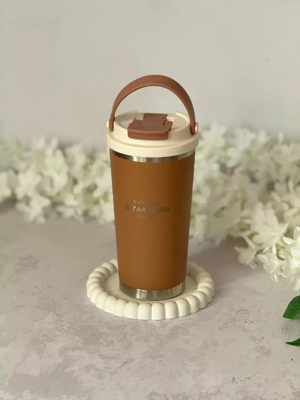 تراولماگ استیل 304 دسته دار سیتارایوری 600 میلی لیتری — تصویر ۳
