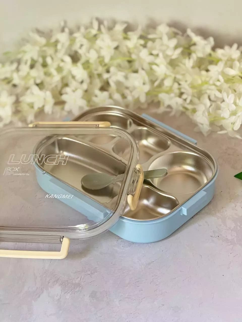 لانچ باکس استیل ضدزنگ چند قسمتی — تصویر ۳
