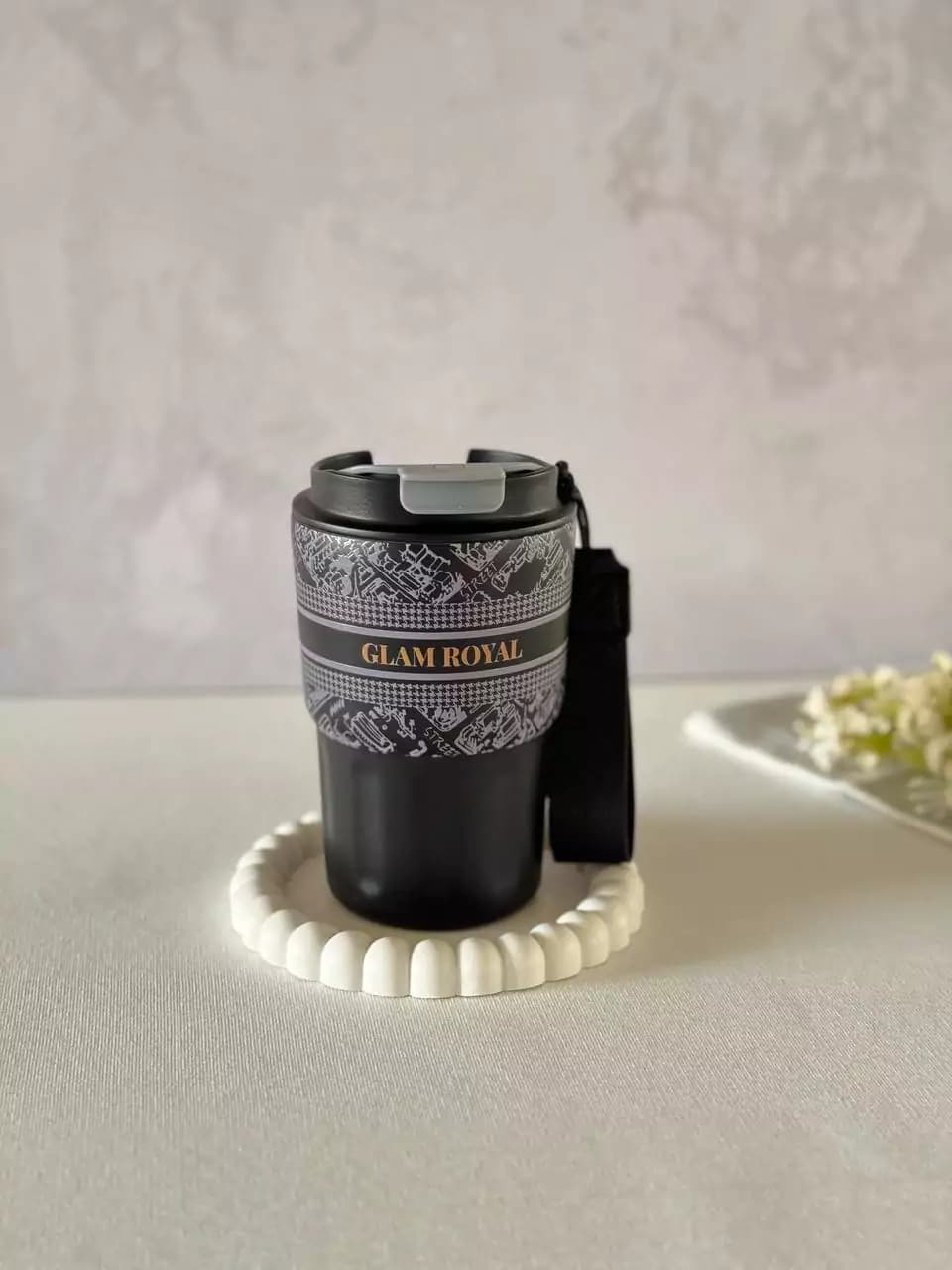 تراول ماگ استیل 304 طرح رسمی سیتارایوری 380 میلی لیتری — تصویر ۳