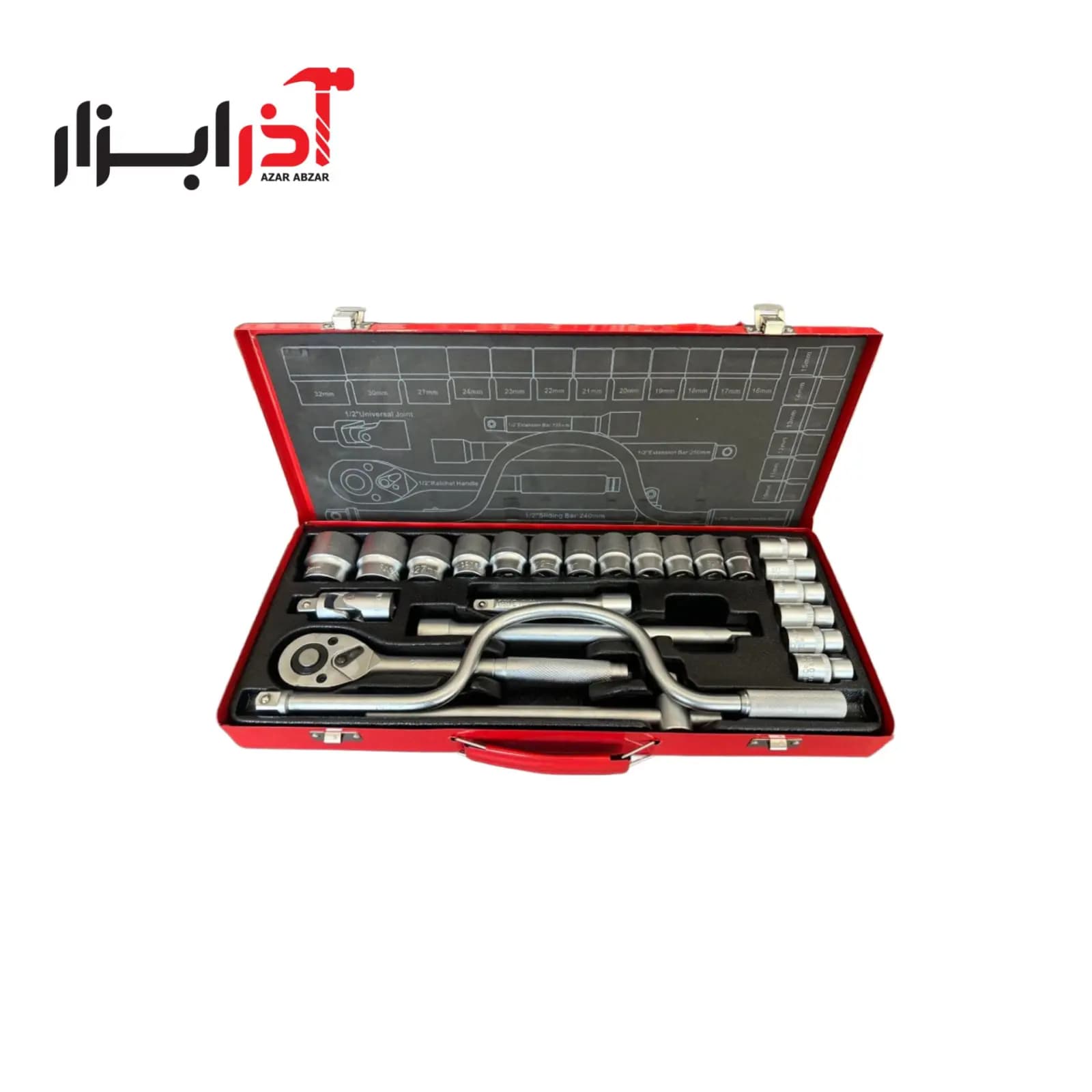 جعبه بکس 24 پارچه 24 پارچه 1/2 6 پر S.S8900 المکس