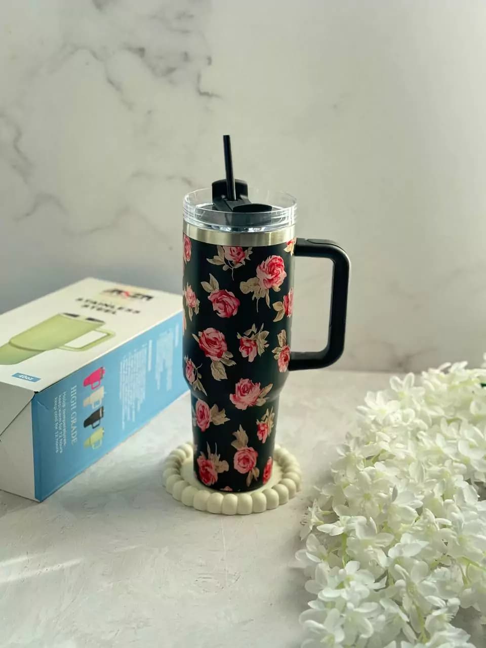 تامبلر طرح گل برند AMSZM — تصویر ۳
