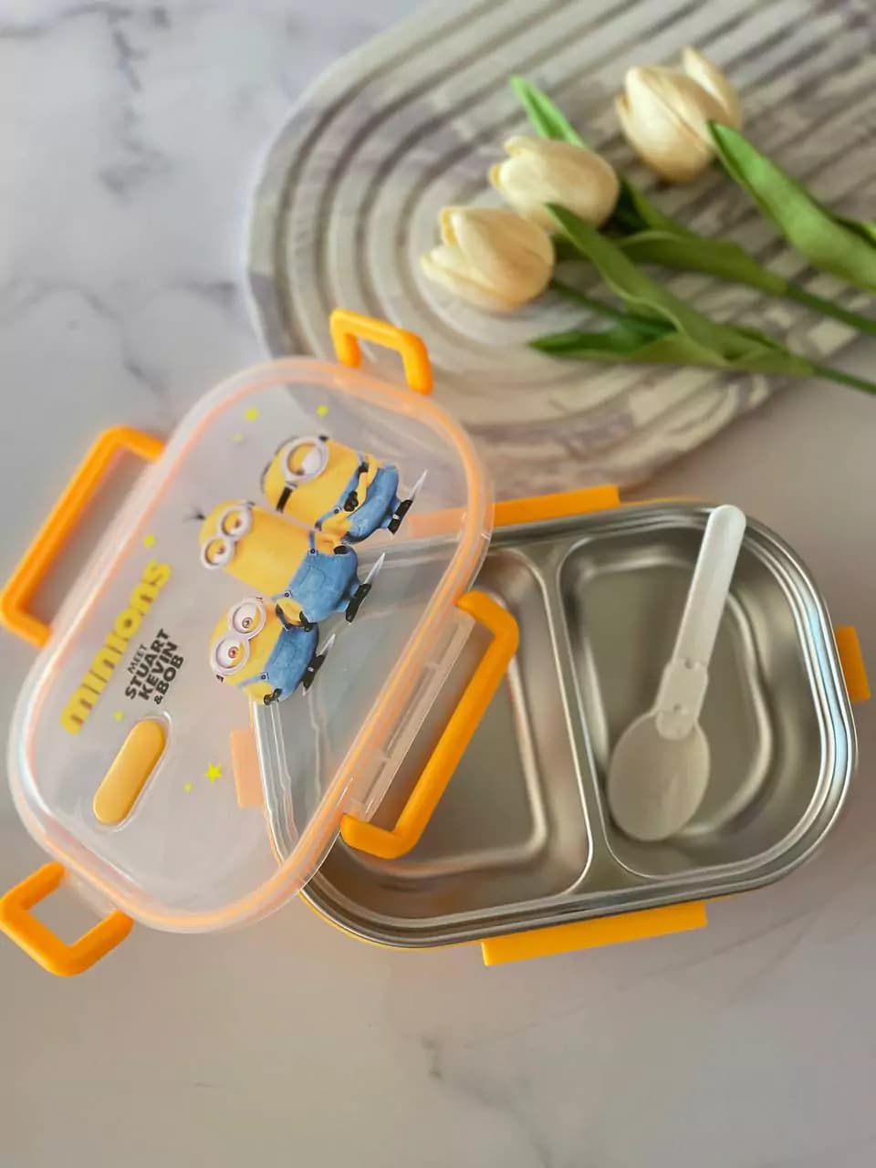 ظرف غذا استیل 304 طرح کارتونی — تصویر ۴
