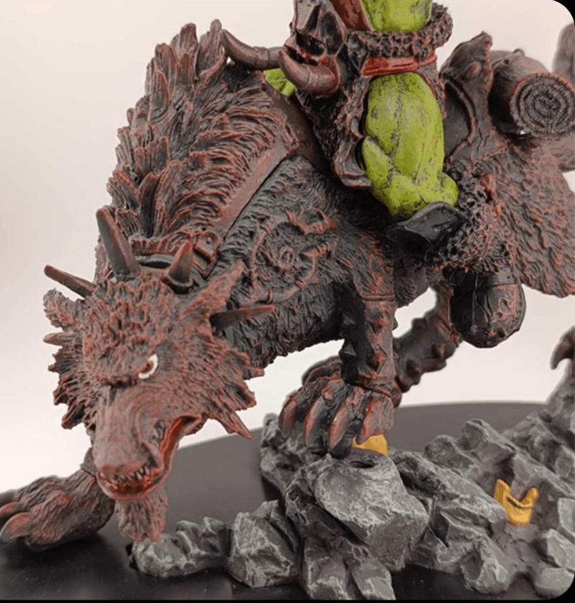 فیگور وارکرفت Riding Wolf مجموعه World Of Warcraft ارتفاع 18 سانت — تصویر ۴