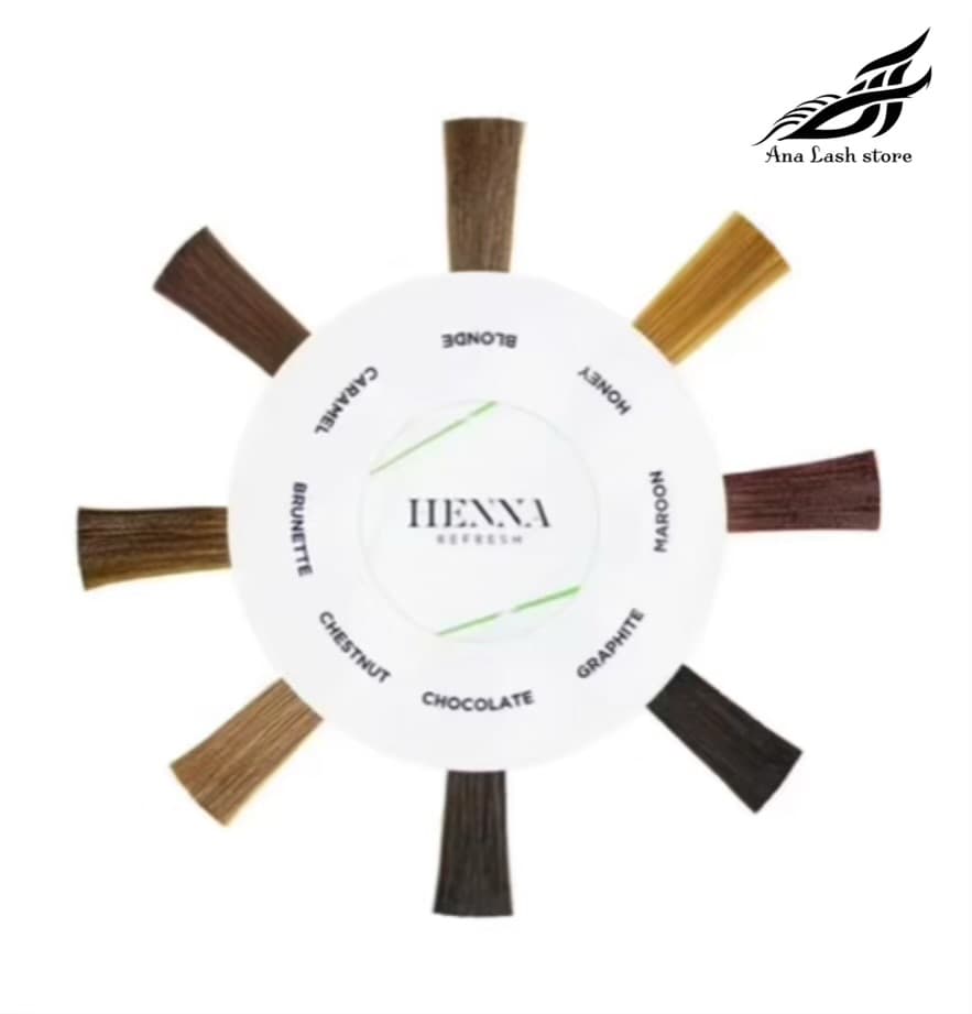 حنا ابرو 3 گرم HENNA REFRESHرنگ شاه بلوطی