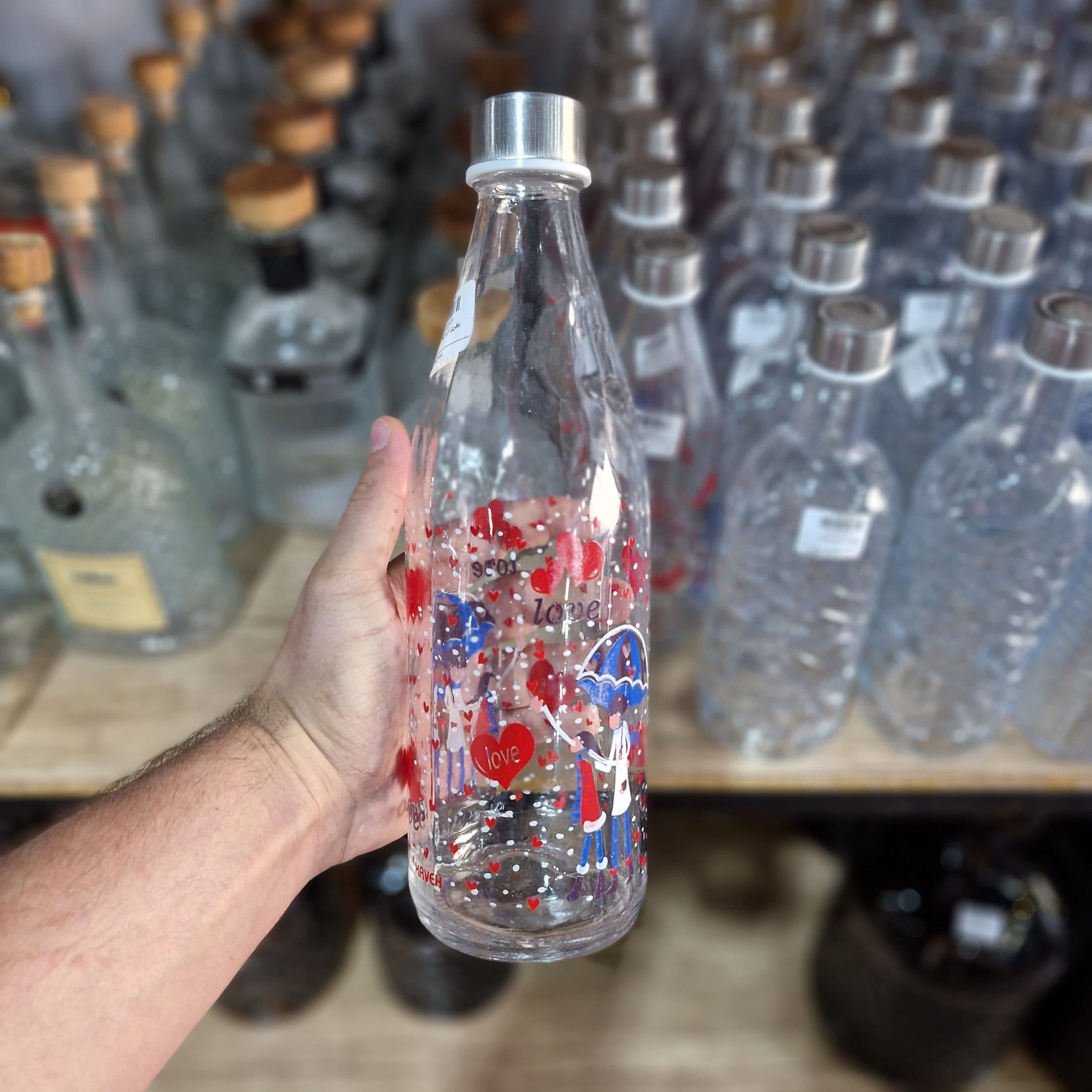 بطری آب اکوا چاپی فله