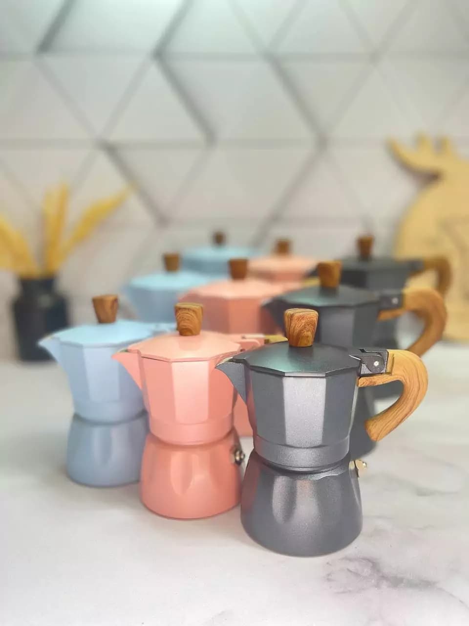 موکاپات چدن دسته چوبی یک کاپ