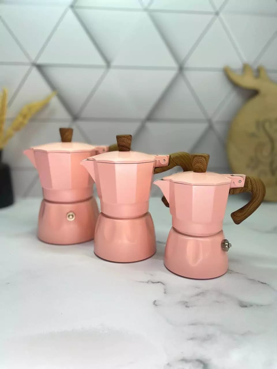 موکاپات چدن دسته چوبی یک کاپ — تصویر ۲