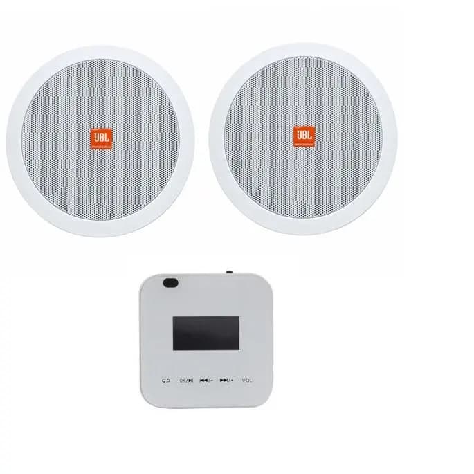 پکیج سیستم صوتی خانگی بلند گو سقفی 100وات JBL مدل 100 — تصویر ۹