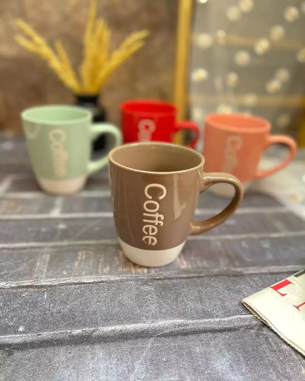 ماگ سرامیکی ساده 300 میلی لیتری coffee — تصویر ۲