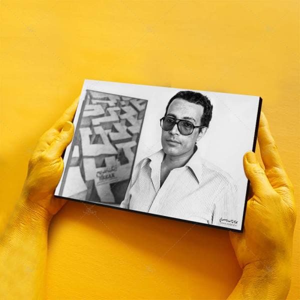 تابلو شاسی آواویز مدل عباس کیارستمی کد 4G596 — تصویر ۸